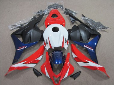 Best 2009-2012 Honda CBR600RR Motorcycle Fairing - White Red Blue Matte Black UK