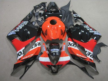 Best 2009-2012 Honda CBR600RR Full Motorcycle Fairings - Orange White Red Glossy Black Repsol UK