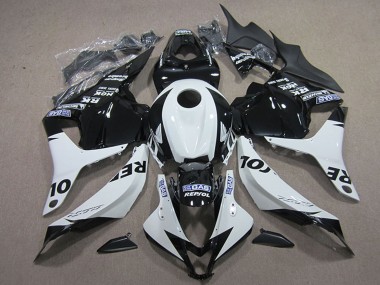 Best 2009-2012 Honda CBR600RR Motorcycle Fairing Kits - White Glossy Black Repsol UK