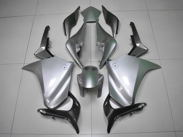 2010-2014 Honda VFR 1200 Motorcycle Fairings - Silver Black UK