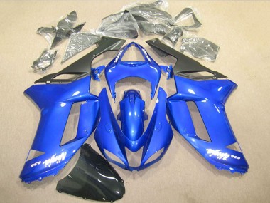 Best 2007-2008 Kawasaki ZX6R Motorcycle Fairings - Blue Ninja 636 UK