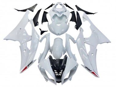 Best 2008-2016 Yamaha YZF R6 Motorcycle Fairing Kits - Glossy White UK