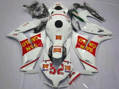 Best 2012-2016 Honda CBR1000RR Motorcycle Fairings - White Red Yellow San Carlo UK