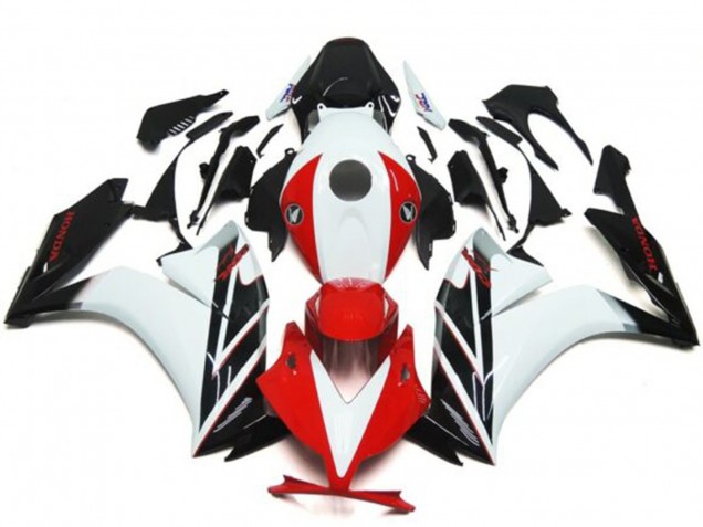 2012-2016 Honda CBR1000RR Motorcycle Fairings - White Red Glossy Black UK
