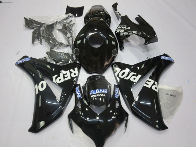 2008-2011 Honda CBR1000RR Motorcycle Fairings - Glossy Black Blue White Repsol UK
