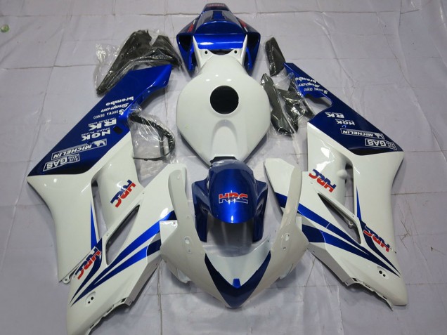 2004-2005 Honda CBR1000RR Motorcycle Fairings - White Blue HRC UK