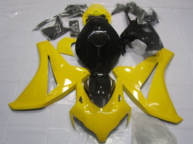 Best 2008-2011 Honda CBR1000RR Motorcycle Fairing - Yellow Glossy Black UK