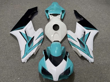 Best 2004-2005 Honda CBR1000RR Motorcycle Fairings - White Cyan Blue Glossy Black UK