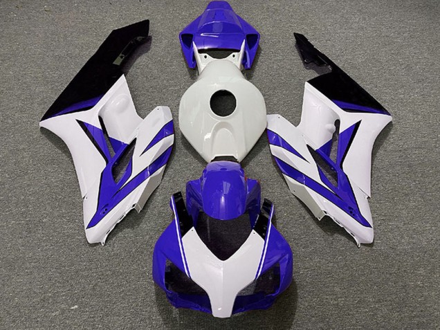 2004-2005 Honda CBR1000RR Motorcycle Fairings - White Blue Glossy Black UK