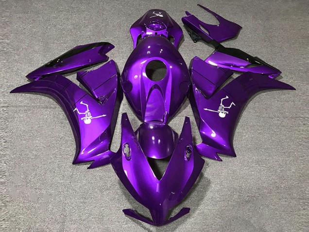 2012-2016 Honda CBR1000RR Motorcycle Fairings - Deep Purple Glossy Black UK