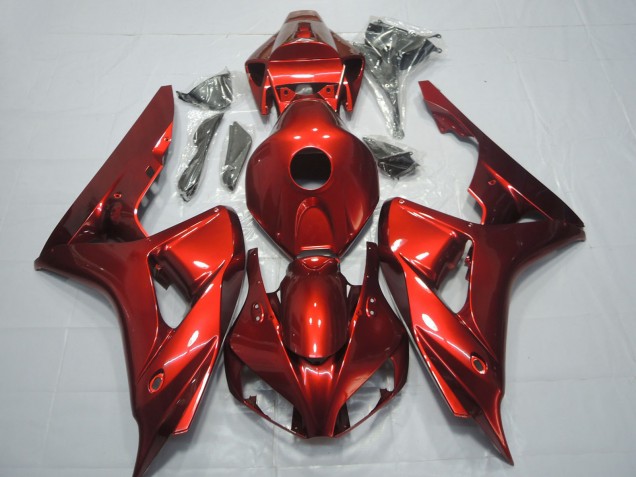 2006-2007 Honda CBR1000RR Motorcycle Fairings - Deep Red UK