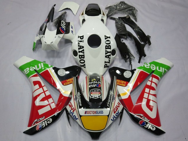 2008-2011 Honda CBR1000RR Motorcycle Fairings - White Red Yellow Green Black Givi Playboy UK