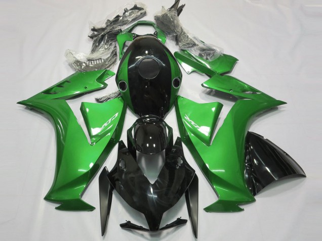 2012-2016 Honda CBR1000RR Motorcycle Fairing - Green Glossy Black UK