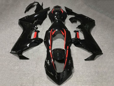 Best 2017-2023 Honda CBR1000RR Motorcycle Fairings - Glossy Black with Red Lining UK