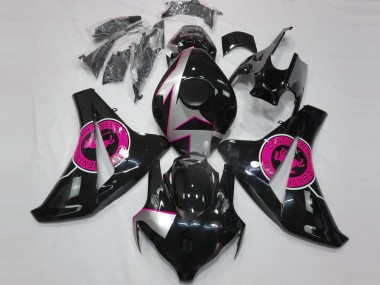 Best 2008-2011 Honda CBR1000RR Motorcycle Fairings - Silver Pink Glossy Black UK