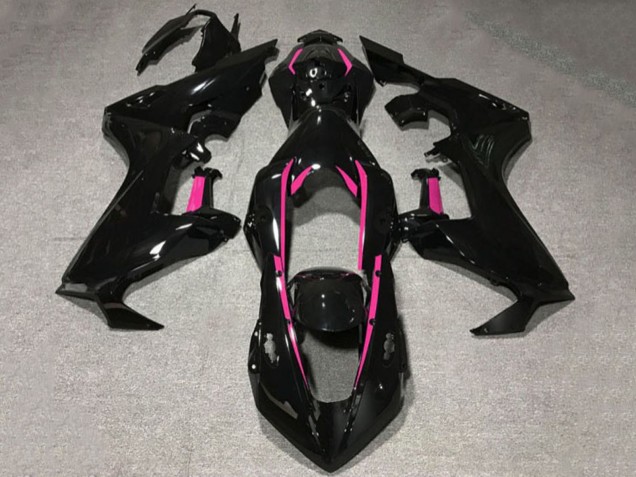 2017-2023 Honda CBR1000RR Motorcycle Fairings - Glossy Black Pink Lining UK