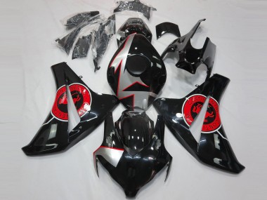 Best 2008-2011 Honda CBR1000RR Motorcycle Fairings - Silver Red Glossy Black UK