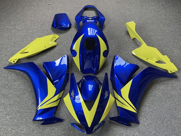 2012-2016 Honda CBR1000RR Motorcycle Fairings - Blue High Vis Yellow UK