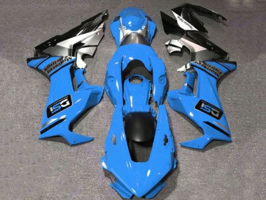 Best 2017-2023 Honda CBR1000RR Motorcycle Fairings - Blue White Silver Glossy Black DSI UK