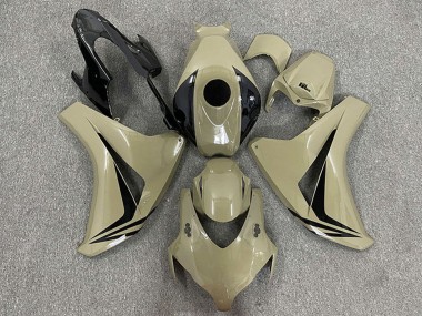 Best 2008-2011 Honda CBR1000RR Motorcycle Fairings - Desert Tan Glossy Black OEM Style UK