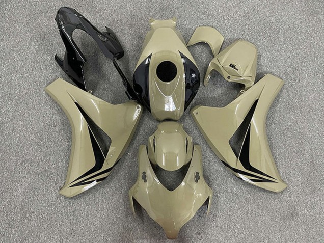 2008-2011 Honda CBR1000RR Motorcycle Fairings - Desert Tan Glossy Black OEM Style UK