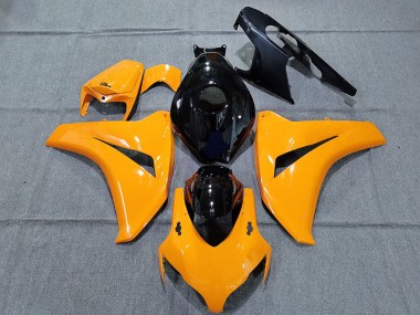 Best 2008-2011 Honda CBR1000RR Motorcycle Fairings - Glossy Orange Glossy Black UK