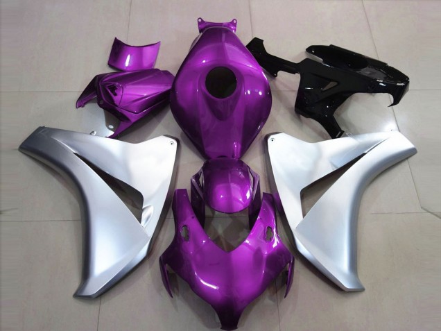 2008-2011 Honda CBR1000RR Motorcycle Fairings - Silver Purple UK