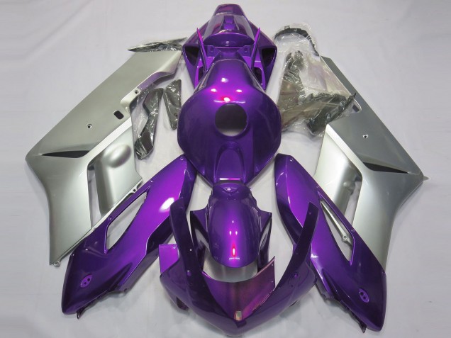 2004-2005 Honda CBR1000RR Motorcycle Fairings - Silver Purple UK