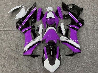 Best 2017-2023 Honda CBR1000RR Motorcycle Fairing - White Purple Glossy Black UK