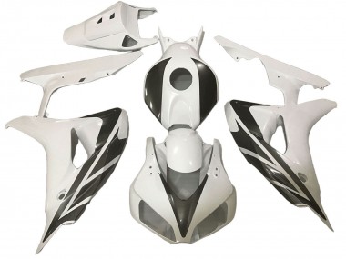 Best 2006-2007 Honda CBR1000RR Motorcycle Fairings - White Black Stripe UK