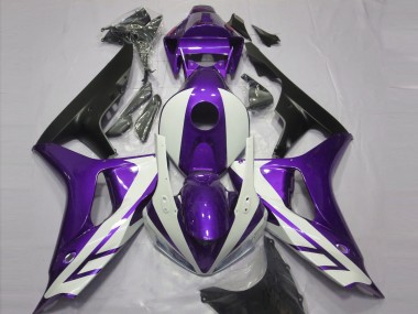 Best 2006-2007 Honda CBR1000RR Motorcycle Fairings - Purple White Matte Black UK