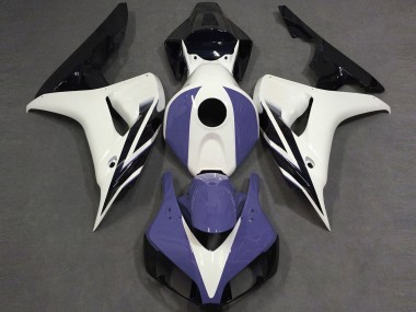 Best 2006-2007 Honda CBR1000RR Motorcycle Fairings - White Blue Glossy Black UK