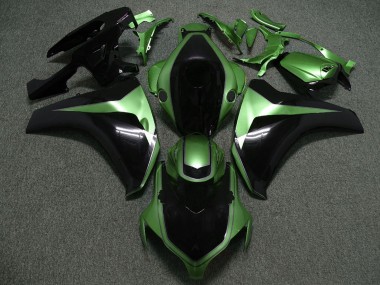 Best 2008-2011 Honda CBR1000RR Motorcycle Fairings - Green Glossy Black Custom UK
