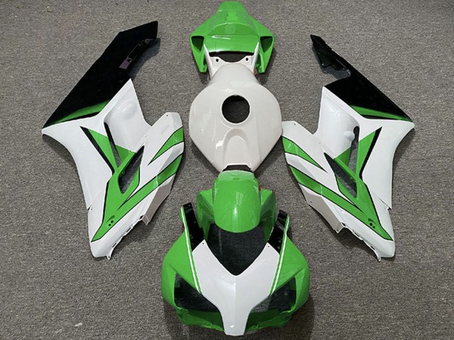2004-2005 Honda CBR1000RR Motorcycle Fairings - White Green Glossy Black UK