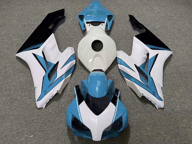 2004-2005 Honda CBR1000RR Motorcycle Fairings - Light Blue White Glossy Black UK