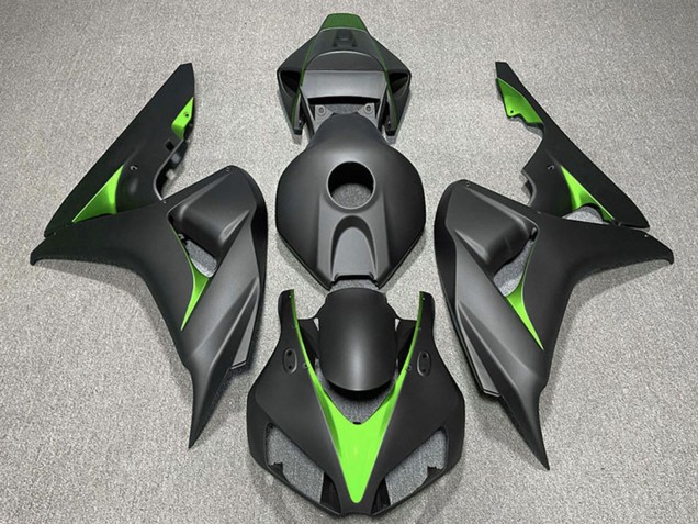 2006-2007 Honda CBR1000RR Motorcycle Fairings - Matte Black Green UK