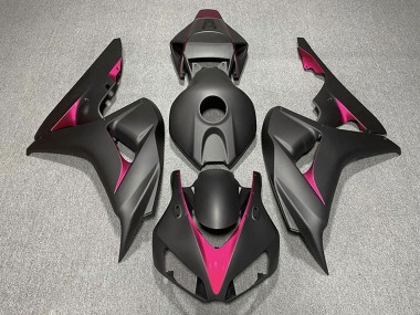 Best 2006-2007 Honda CBR1000RR Motorcycle Fairings - Matte Black Pink UK