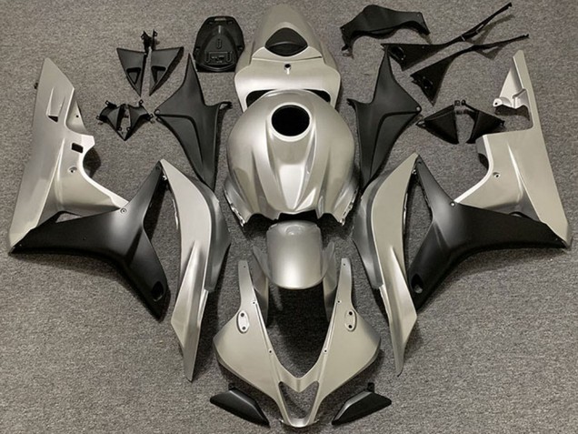 2006-2007 Honda CBR1000RR Motorcycle Fairings - Silver Matte Black UK