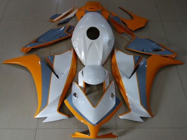 Best 2012-2016 Honda CBR1000RR Motorcycle Fairings - White Orange Grey UK
