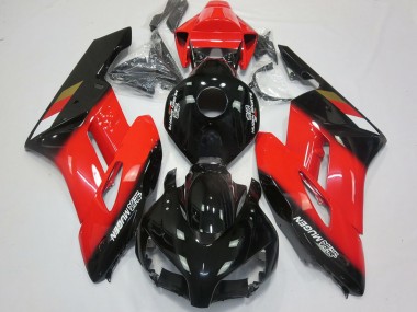 Best 2004-2005 Honda CBR1000RR Motorcycle Fairings - Red Glossy Black Mugen UK