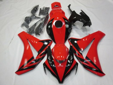 Best 2008-2011 Honda CBR1000RR Motorcycle Fairing - Red Glossy Black OEM Style UK