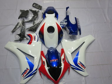 Best 2008-2011 Honda CBR1000RR Motorcycle Fairings - White Red Blue OEM Style HRC UK