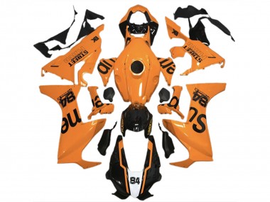 Best 2017-2023 Honda CBR1000RR Motorcycle Fairings - Orange Glossy Black Street Flava UK