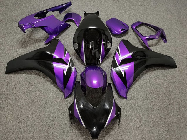 2008-2011 Honda CBR1000RR Motorcycle Fairings - Purple Glossy Black UK