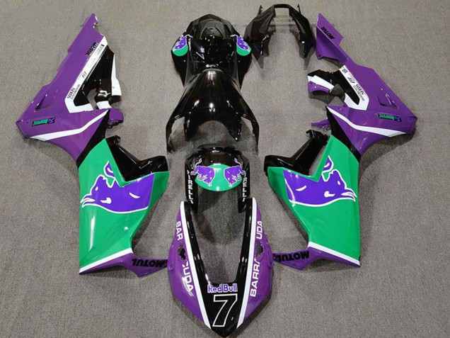 2017-2023 Honda CBR1000RR Motorcycle Fairings - Purple Green Glossy Black Red Bull UK