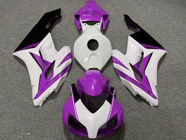 Best 2004-2005 Honda CBR1000RR Motorcycle Fairings - White Purple Glossy Black UK
