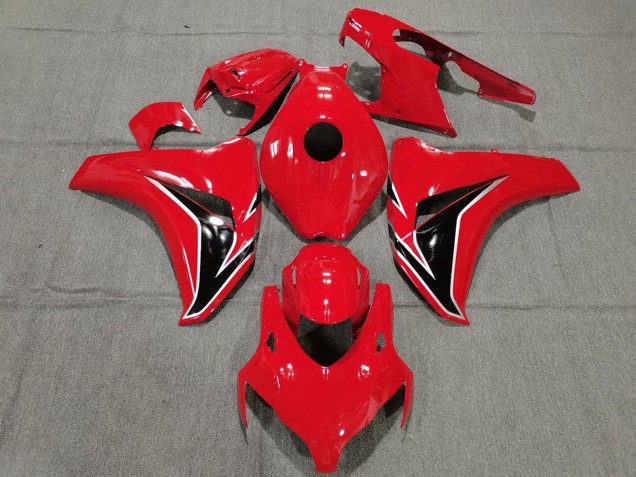2008-2011 Honda CBR1000RR Motorcycle Fairings - Red Glossy Black OEM Style UK
