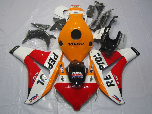 2008-2011 Honda CBR1000RR Motorcycle Fairings - Orange White Red Glossy Black Repsol HRC UK