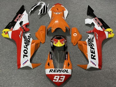 Best 2017-2023 Honda CBR1000RR Motorcycle Fairings - Orange White Yellow Red Glossy Black Red Bull Repsol 93 UK