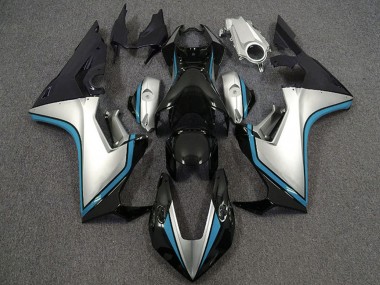 Best 2017-2023 Honda CBR1000RR Motorcycle Fairings - Silver Light Blue Glossy Black UK